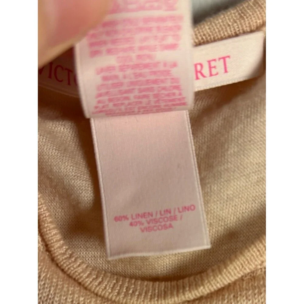 Victoria's Secret Vintage Linen Taupe Tank Maxi Dress - Picture 4 of 5